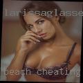 Beach cheating wives